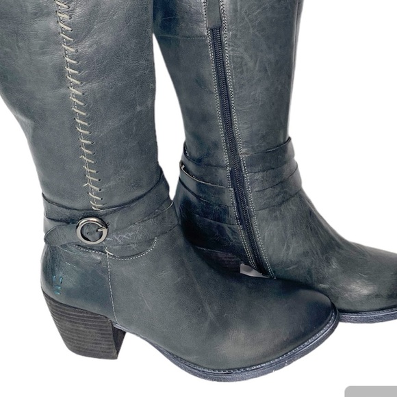 Roan by BedStu Garner Gray Leather Riding Boots Size 7 - Picture 14 of 15